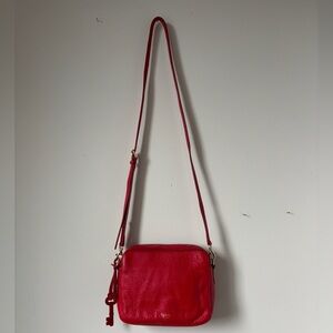 FOSSIL RED cross Body Bag